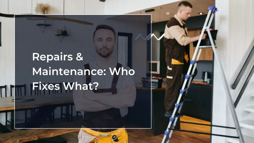 Understanding who is responsible for repairs