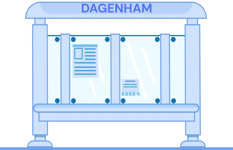 Dagenham line station