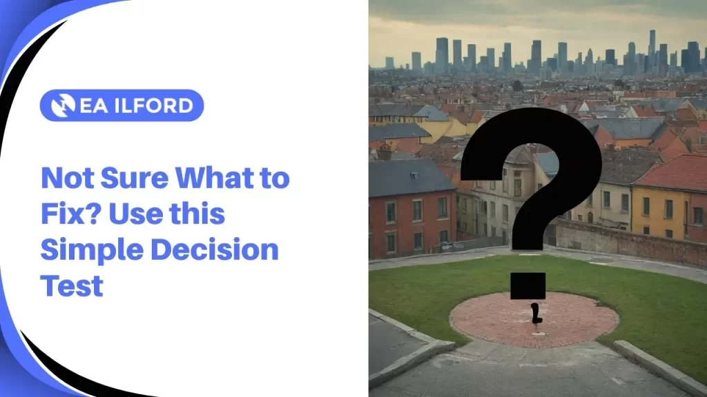 Leaving something unfixed when selling your property in the UK