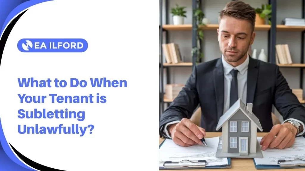 In case of violating and finding illegal subtenants in the property