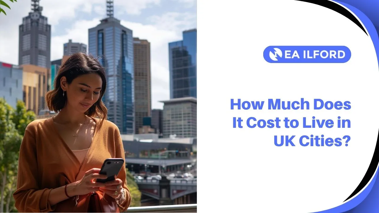 The cost of living in the UK changes from city to city