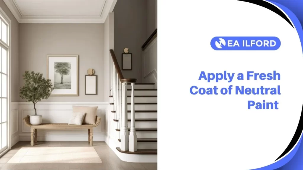 A fresh coat of neutral paint makes rooms feel lighter, larger, and more move-in ready