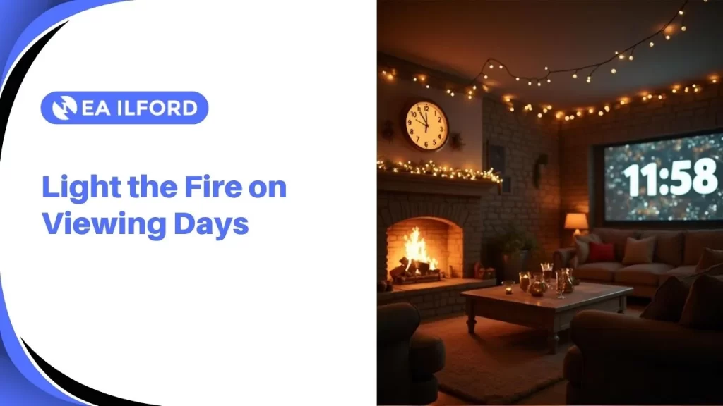 If it is a cold day, it instantly makes your home feel cosy and inviting