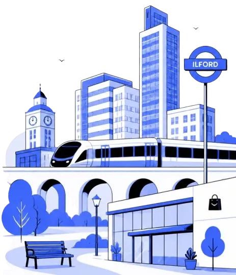Ilford is the best place to live in outer London without giving up access to Central London